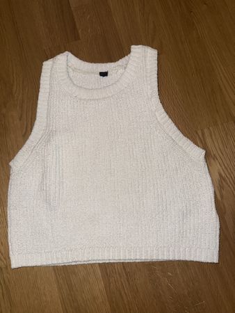 Top weiss gestrickt