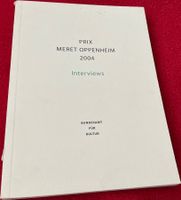 Prix Meret Oppenheim 2004 Interviews Buch/Art-Katalog