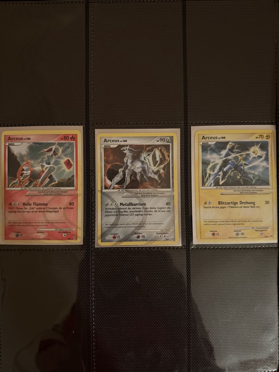 Pokémon Carte collezionabili: 3x Arceus Holo aus Platinum/Arceus – Usato da St. Gallen venduto da ktr_85vg
