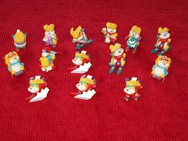 ü-Ei "Hanny Bunny's" Lustige Skihasen Ferrero 1996,  Vintage