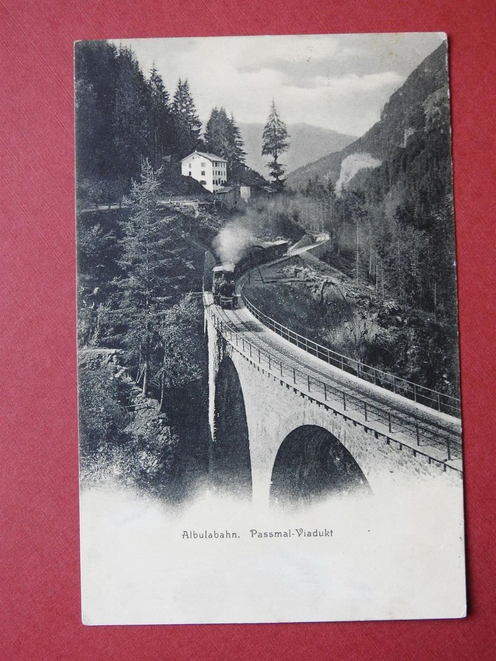 Cartoline postali: Albulabahn   Passmal-Viadukt – Usato da Rain venduto da 999-800-K