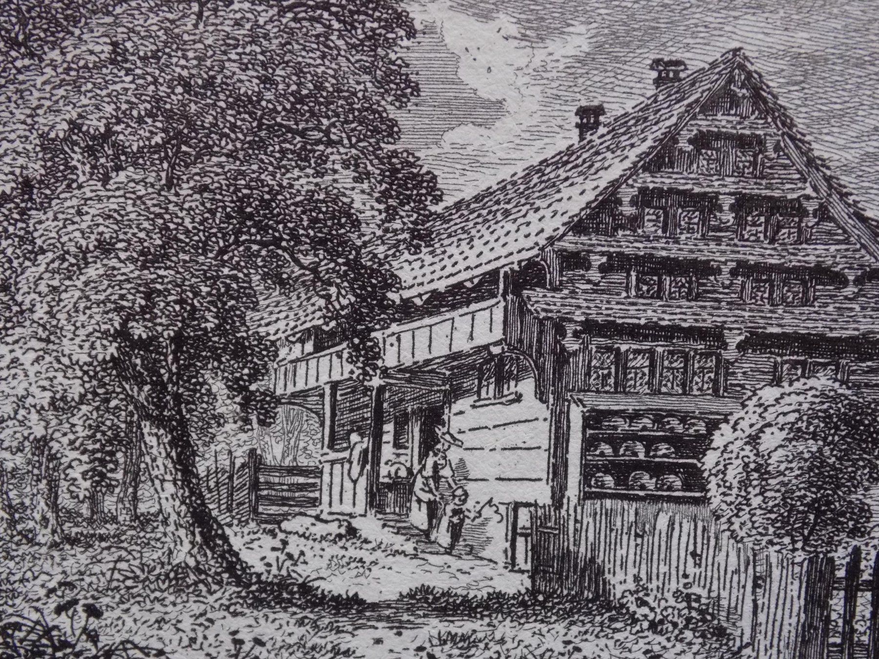 Gravures: Bauernhaus Kanton Luzern – D'occasion à Risch par Rischli15 6