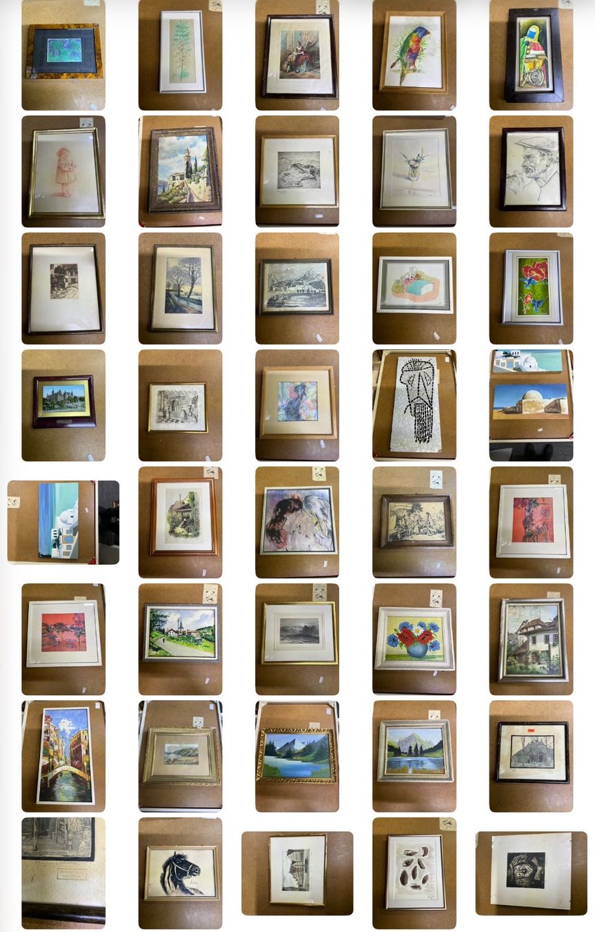 Tableaux: 4000 Bilder ca Sammlung aus Nachlass – D'occasion à Regensdorf par mat_yyd9 2