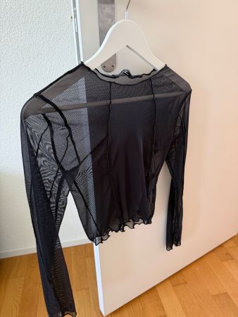 Transparente Bluse