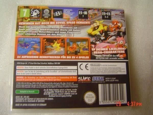 Nintendo Spiele: Sonic & Sega all Stars Racing - DS Nintendo – Gebraucht aus Pambio Noranco von Pol69 2