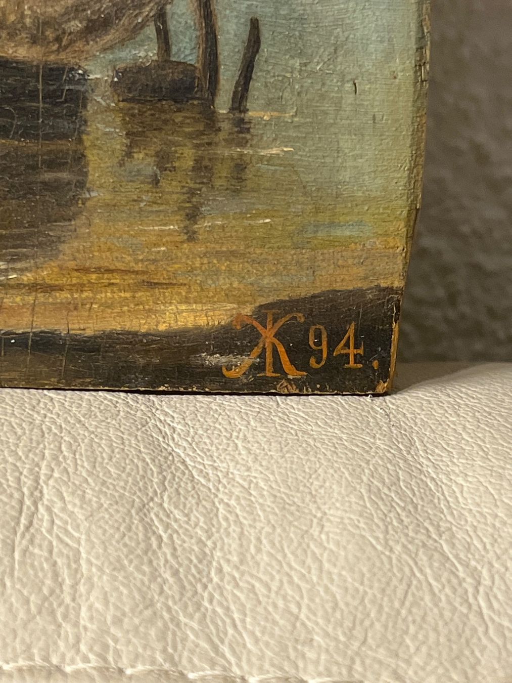 Tableaux: École  BARBIZON!!! Monogramm von 1894 – D'occasion à Basel par pmART 4