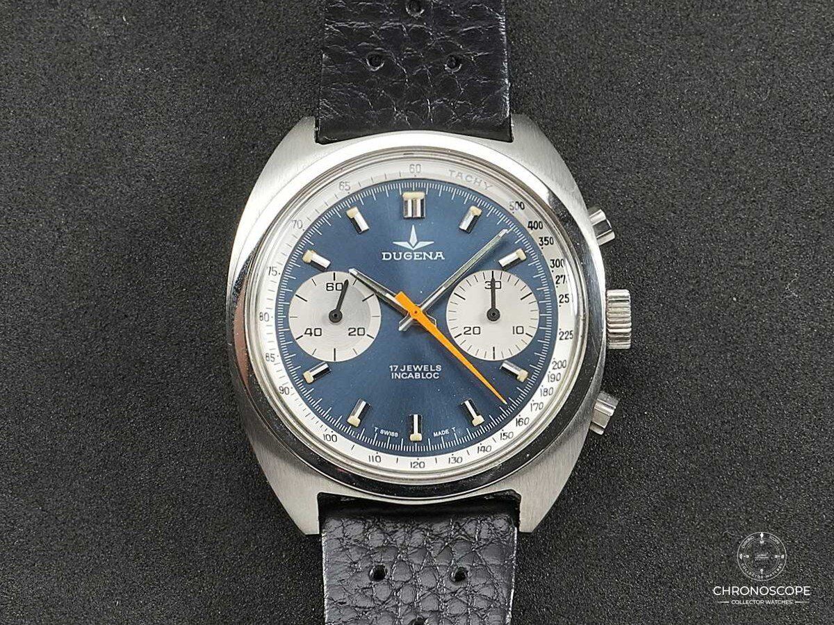 Dugena Uhren: Dugena “Poor Man’s Carrera” Chronograph – Gebraucht aus Luzern von ChronoScope6004