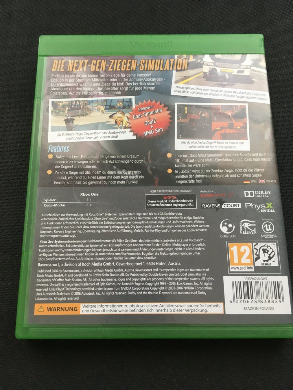 Microsoft Giochi: Goat Simulator für Xbox One – Usato da St.Gallen venduto da sjosjo 1
