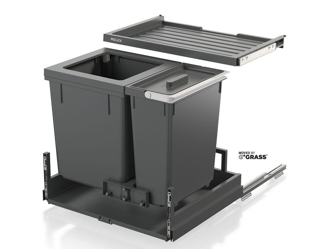 Müllex Abfalleimer: 062 Müllex Abfallsystem X60 L7 Basic Pro – Neu und originalverpackt aus Derendingen von Meisterstuecke