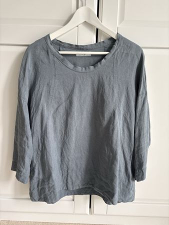 Leinen Bluse, Pau La, M/L