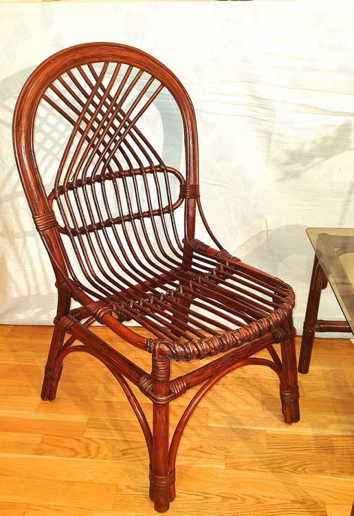 Mid century vintage Sessel aus Bambus (+Tisch) Kaufen auf Ricardo