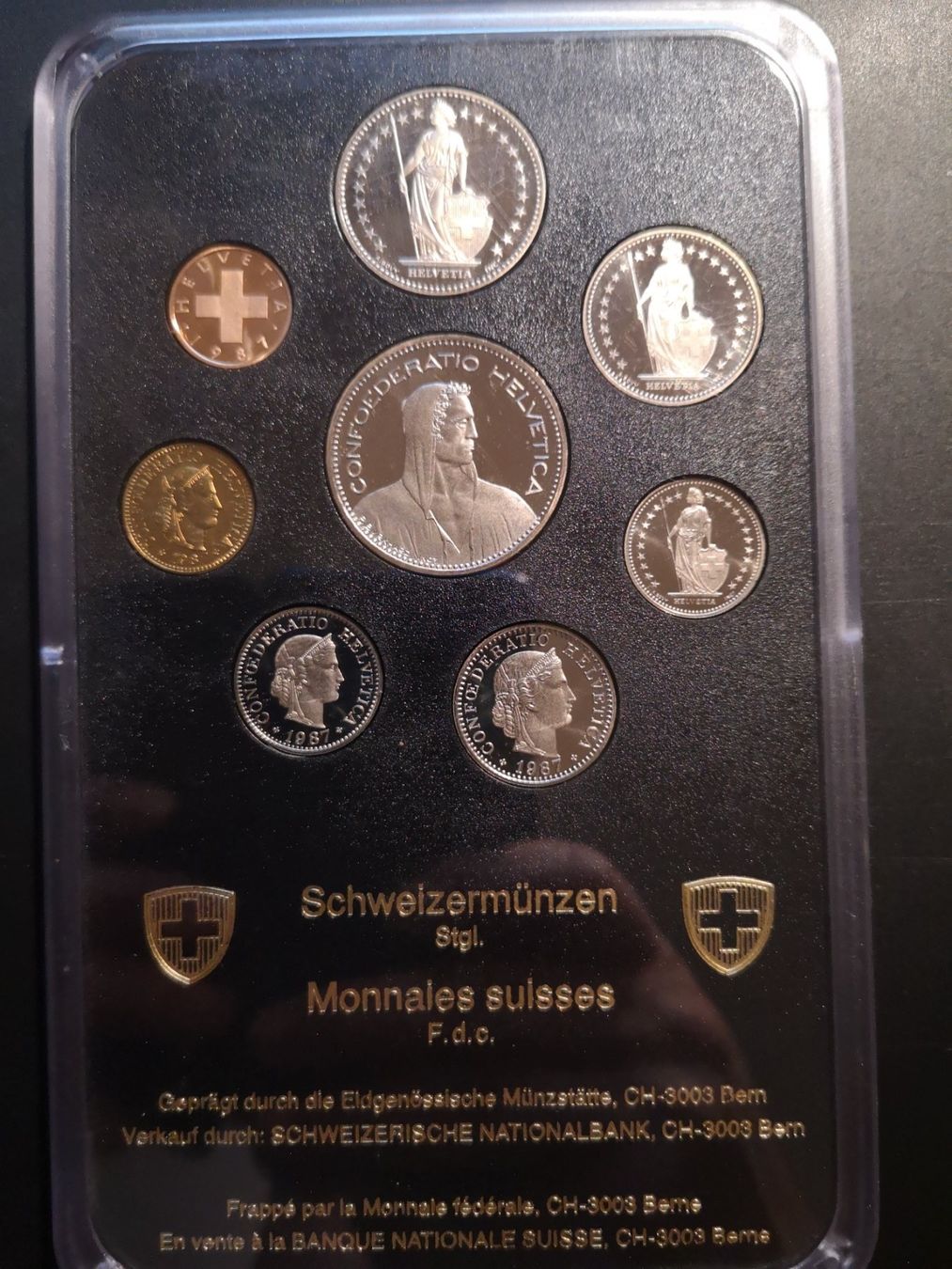 Tutti le monete: Münzsatz 1987 NEU – Nuovo e nell'imballaggio originale da Lostorf venduto da rubileo 3