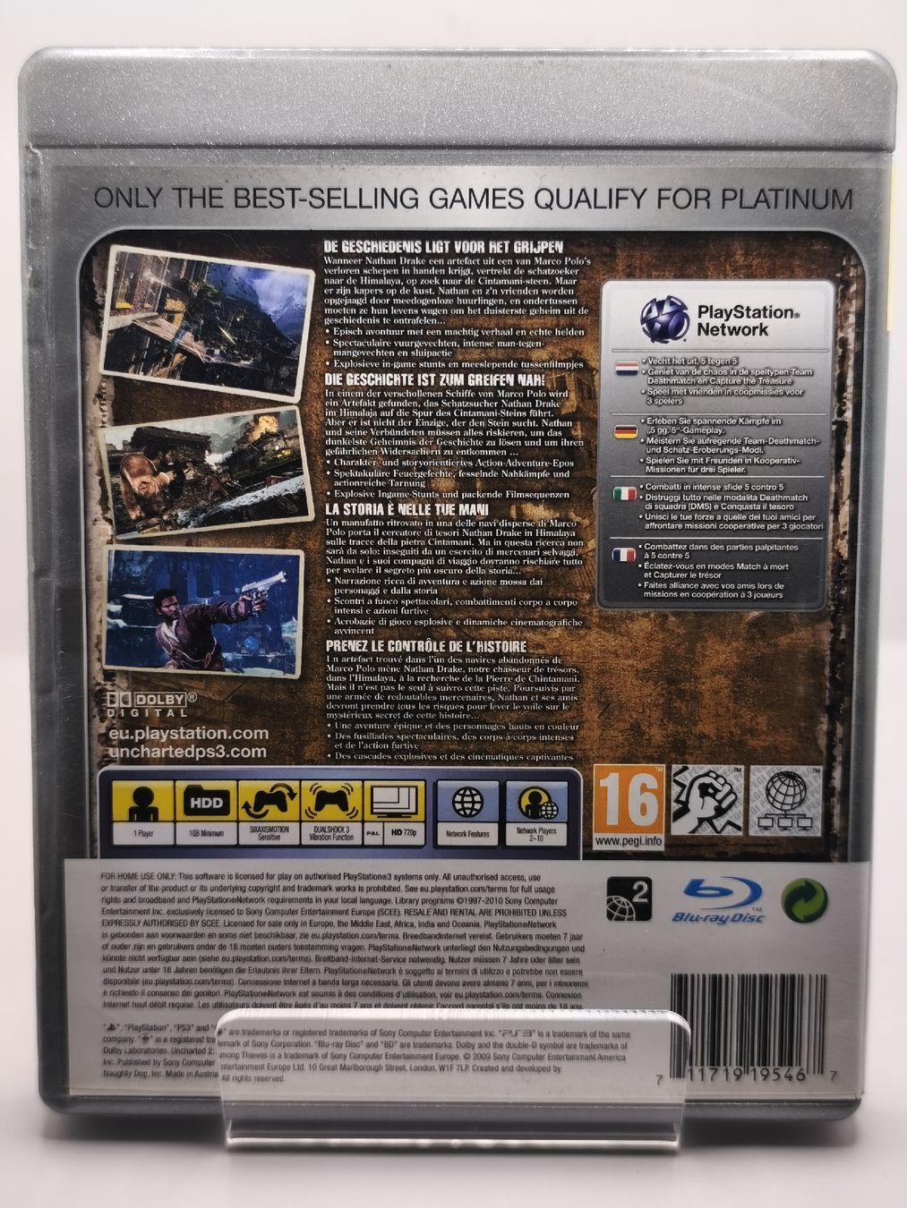 Sony Spiele: Jeu PS3 Uncharted 2 Among Thieves Platinum Version francaise – Gebraucht aus Conthey von Th3gr4yf0x 1