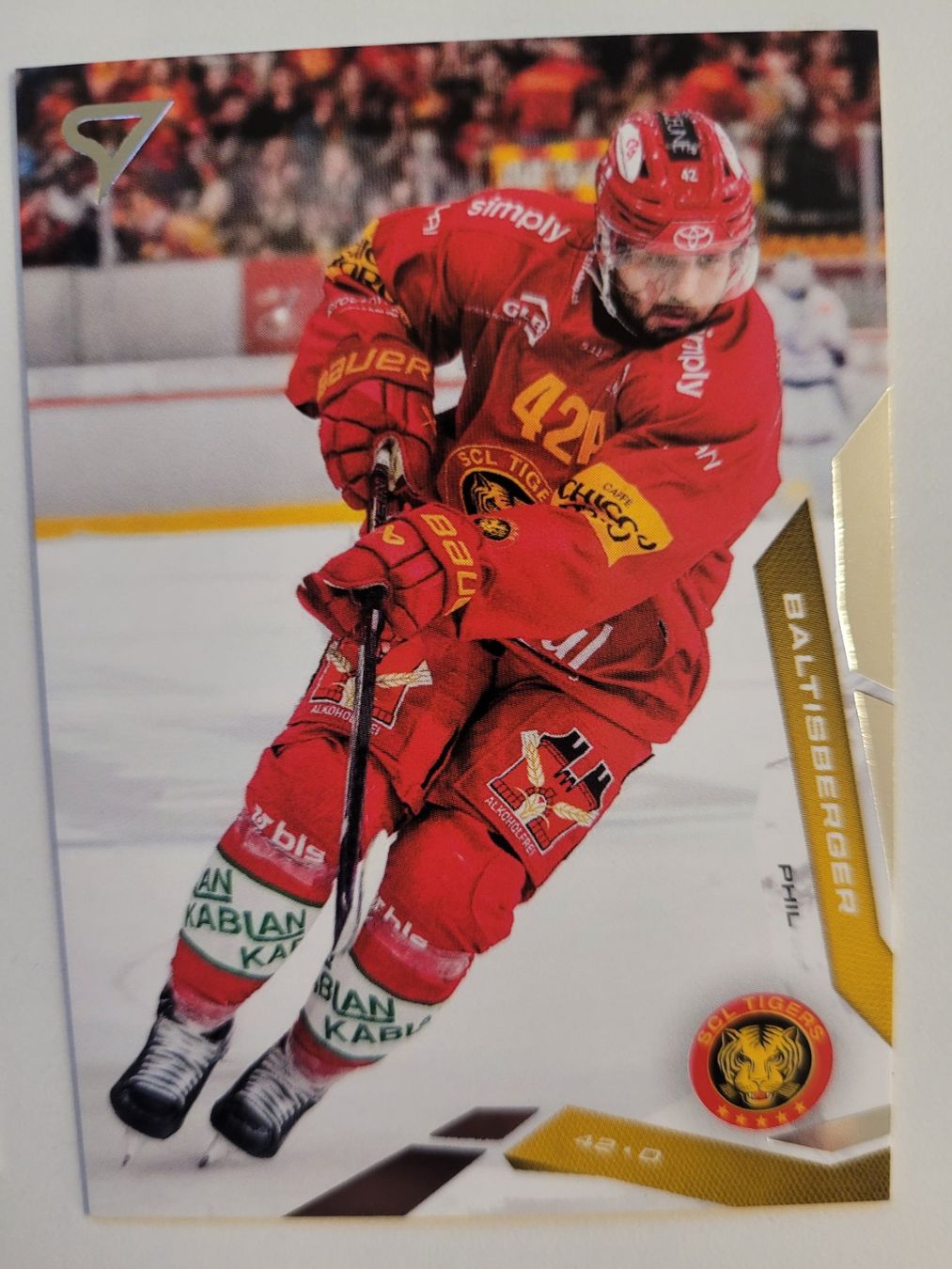 Sportzoo Sammelbilder & Trading cards: 2025/26 SCL Tigers Phil Baltisberger base – Gebraucht aus Bauma von Yotanke