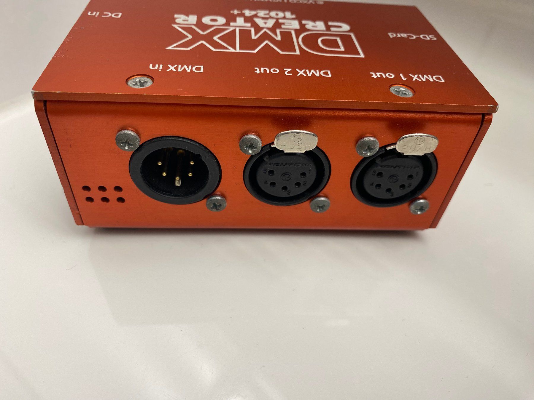 Sistema di controllo: DMX Creator 1024+ Lichtsteuerung Interface MovingHead Yamaha – Usato da Reinach BL venduto da Herzogtech 1