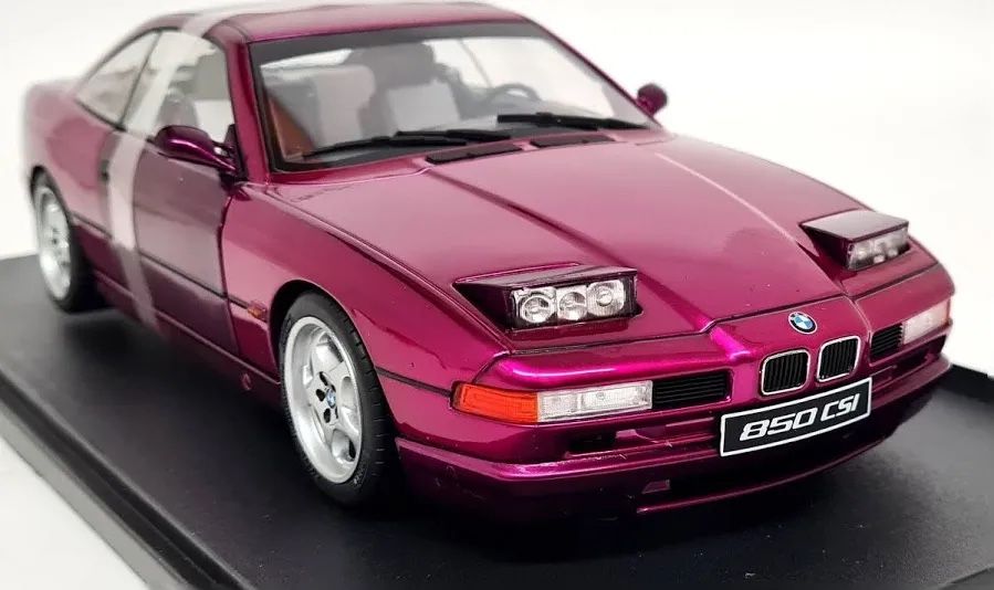 BMW Modellini d'auto: BMW 850 CSi E31 ROSA MET 1:18 SOLIDO – Nuovo e nell'imballaggio originale da Suhr venduto da Moebelsiralfred 2