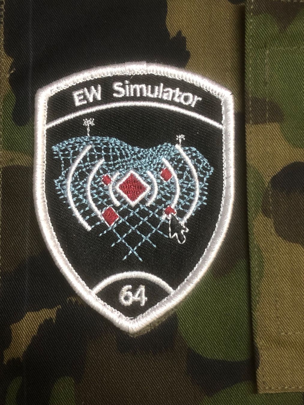 Armée suisse Plaquettes & Badges: Schweizer Armee EW Simulator  Badge Abzeichen Patch – D'occasion à Madiswil par TEMISO