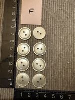8 kunstoff knöpfe
