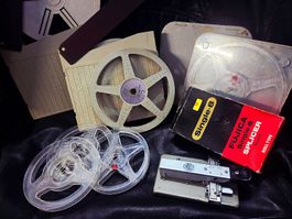 Lot Complet Montage & Archivage Super 8 (Splicer + Bobines)
