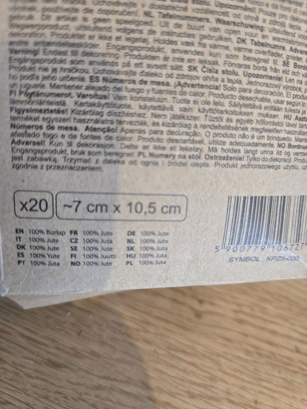 Tutte le decorazioni: Tischdeko Jute-Schilder "1 2 3" für Hochzeit oder Feste – Nuovo (secondo la descrizione) da Dübendorf venduto da Timulka 1