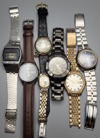 Vintage Uhren Konvolut Seiko Automatik Quartz defekt