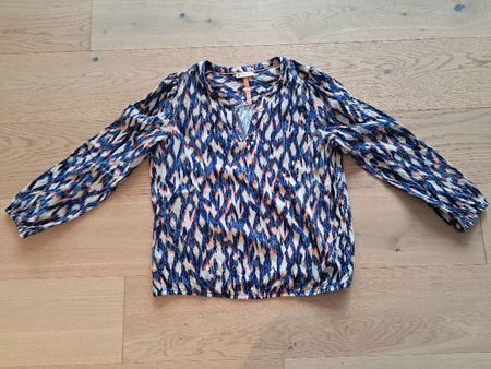 Schicke Bluse mit Muster, Grösse M, Street One