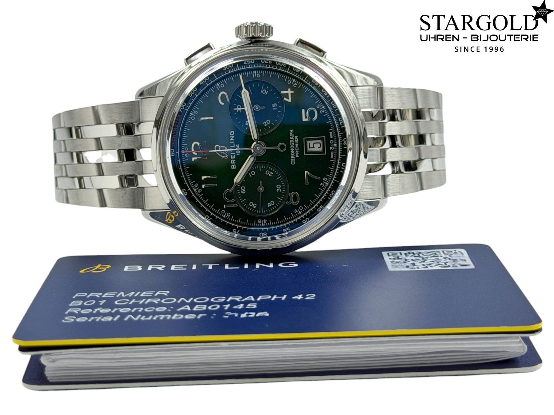 Breitling Orologi: Breitling Premier B01 Chronograph 42 - AB0145371L1A1 – Usato da Zürich venduto da Stargold-Uhren 9