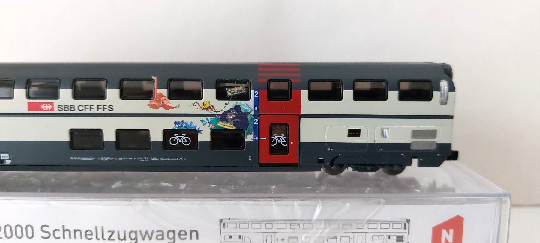Hobbytrain BT Steuerwagen SBB IC2000 H25129 (Neu und