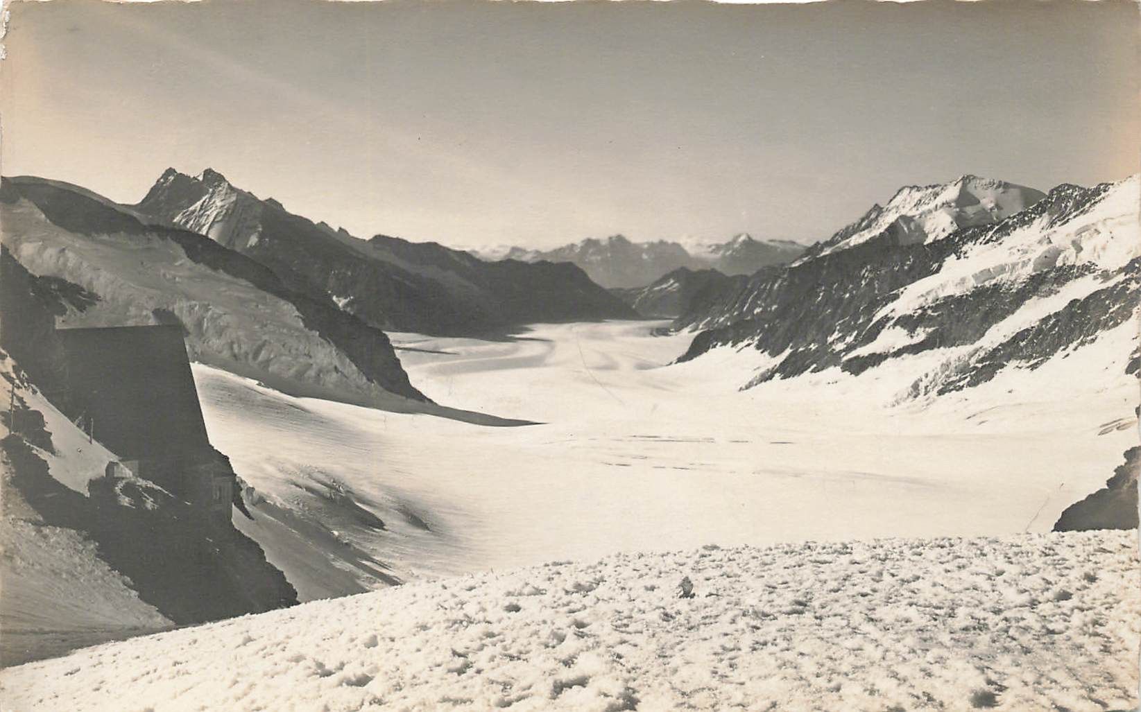 Cartoline postali: Jungfraujoch (BE) Aletschgletscher – Usato da Biasca venduto da Blenio71