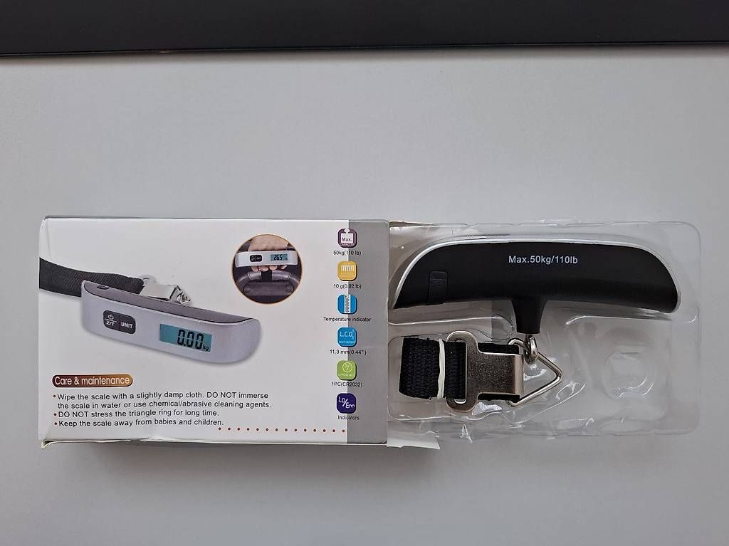 Altre valigie & borse da viaggio: Digitale tragbare Gepäckwaage – Nuovo e nell'imballaggio originale da Root D4 venduto da DMA02 3