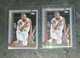 Evan Mobley Topps Chrome NBA cards lot 
