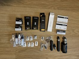 E-Zigaretten Zubehör Joyetech Aspire Voopoo Set