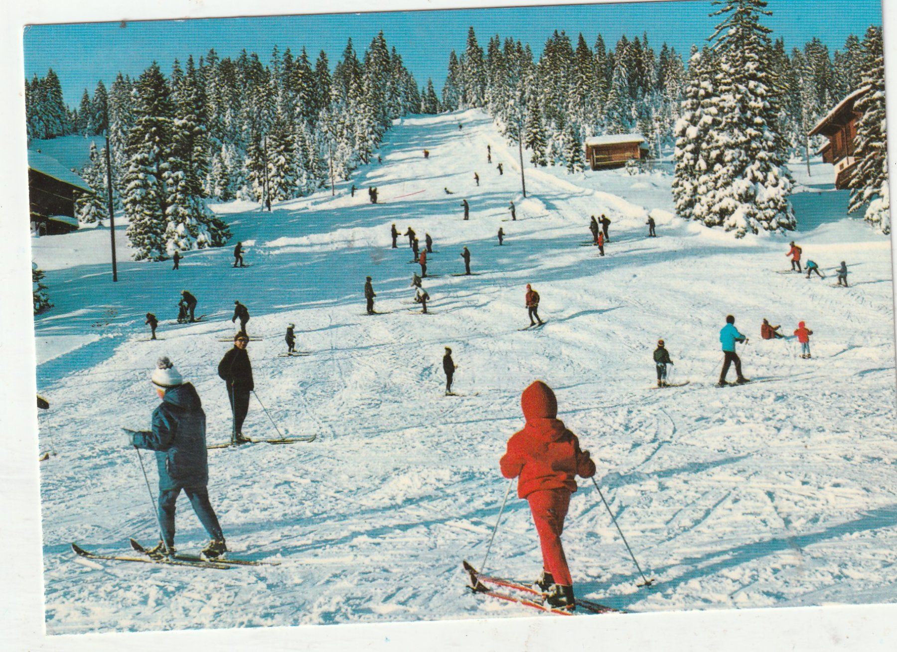 Ansichtskarten: Skibetrieb des Rosses – Gebraucht aus Lumbrein von made02