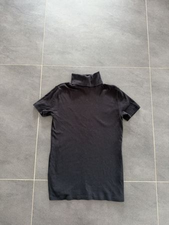 Benetton Rollkragenshirt Schwarz, Top Zustand, Grösse M