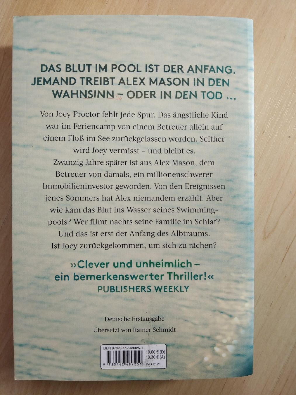 Libri: Buch Sommertod – Usato da Betschwanden venduto da mel_yrp5 1