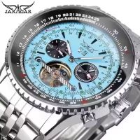 Edler Chronograph Uhr Automatik Armbanduhr Herrenuhr *Neu*