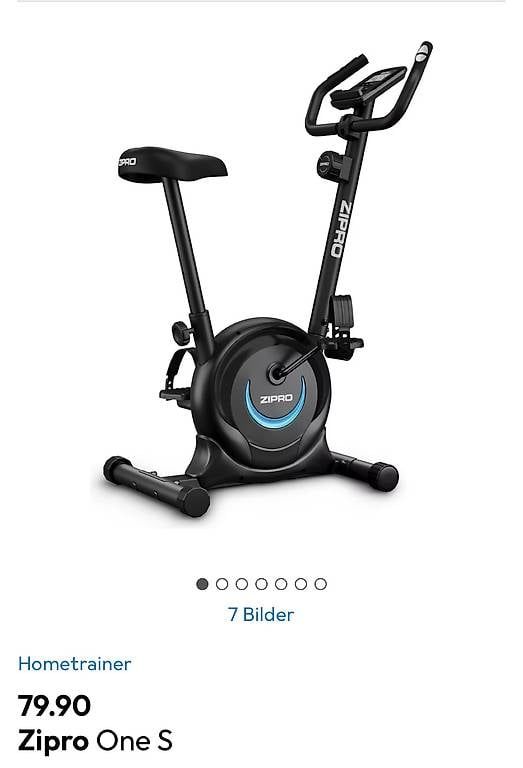 Hometrainer: Hometrainer Fahrrad Zipro – Usato da Krummenau venduto da jea_9lpz