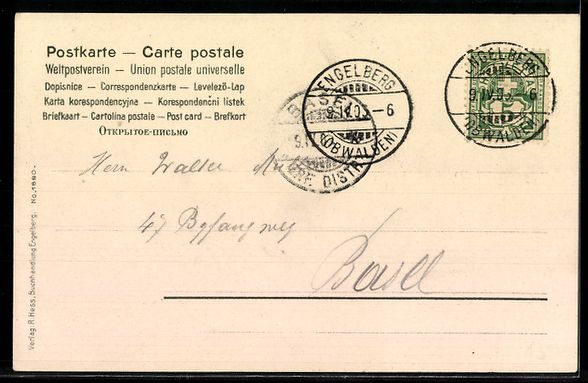 Cartes postales: AK Engelberg, Totalansicht – D'occasion à Berlin par bartko-reher 1