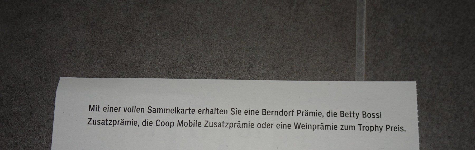 Coop Sammelmarken & -punkte: -6- volle Coop Trophy Karten – Neu (gemäss Beschreibung) aus Bassersdorf von Nianda 2