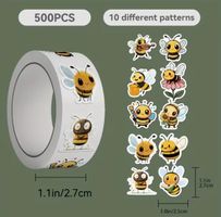 500 Aufkleber BIENEN  (neu/OVP)