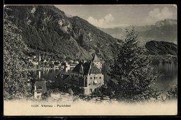 AK Vitznau, Parkhotel, 1907
