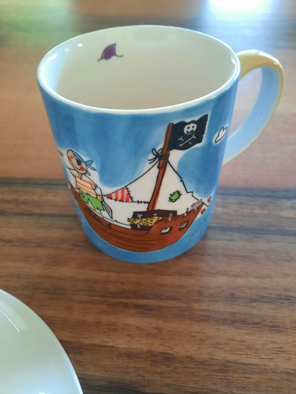 Set di piatti: NEU - Kinder Teller + Tasse, Pirat, handbemalt – Nuovo (secondo la descrizione) da Altnau venduto da willpower71 3