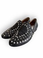 Mocassins Sandro cuir noir cloutés taille 37