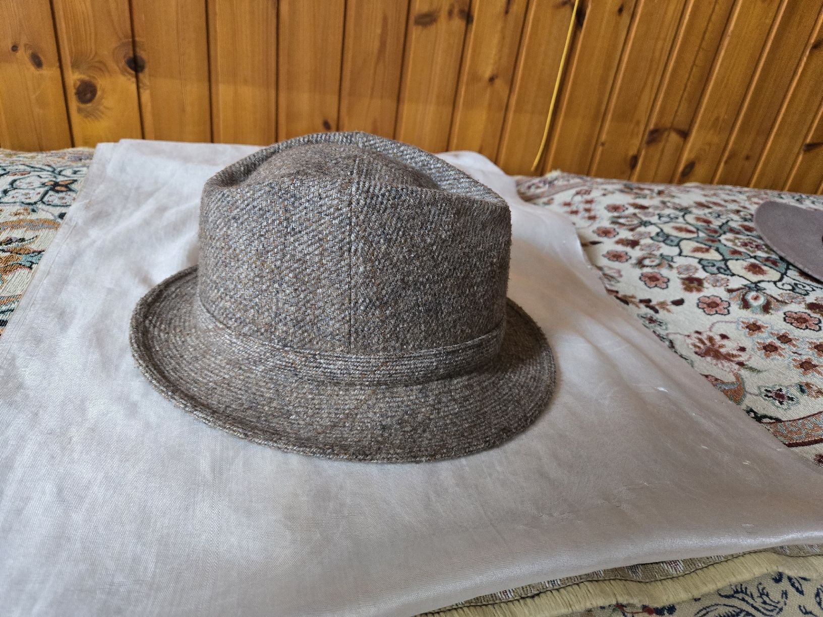 Copricapi, berretti & cappellini: Klassischer Herrenhut, Grösse 56, Paris – Usato da Einsiedeln venduto da stonica 2