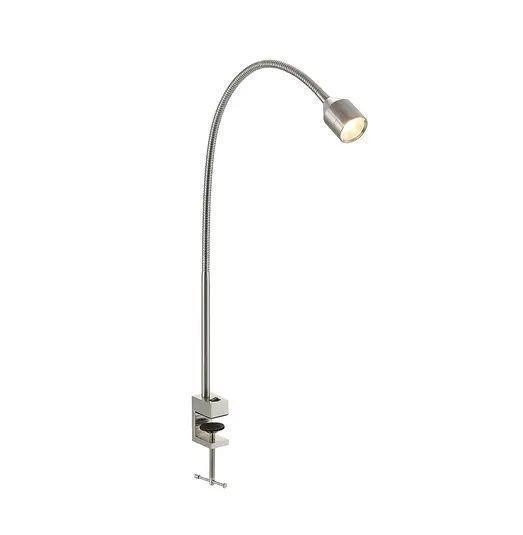 Lampade: Lindby Hanilo LED-Klemmleuchte, nickel satiniert – Nuovo e nell'imballaggio originale da Basel venduto da Seifehuesli 2