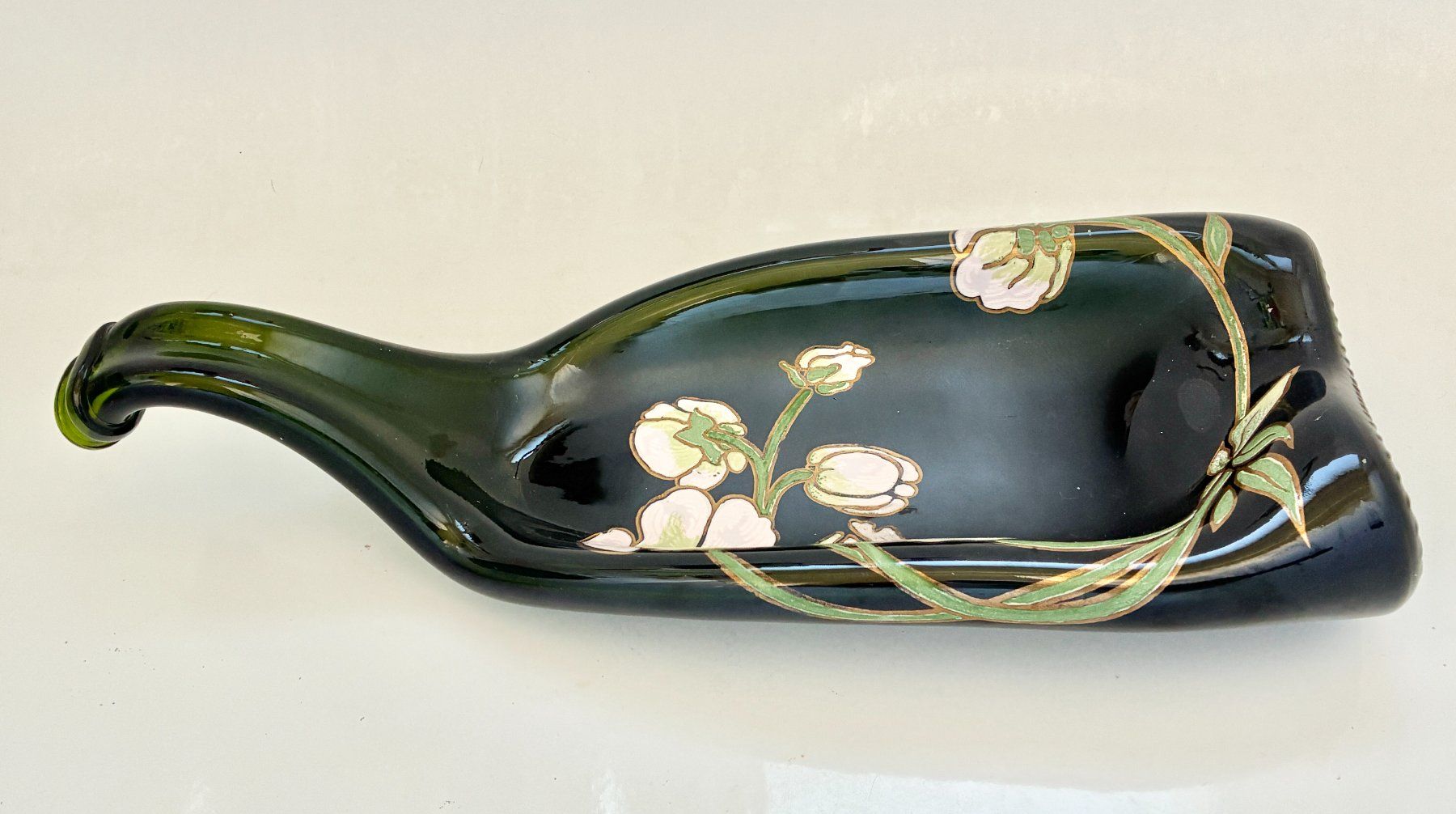 Verres, cruches & bouteilles: Flache Champagnerflasche PERRIER JOUËT handbemalt – D'occasion à Kloten par Nephty 7