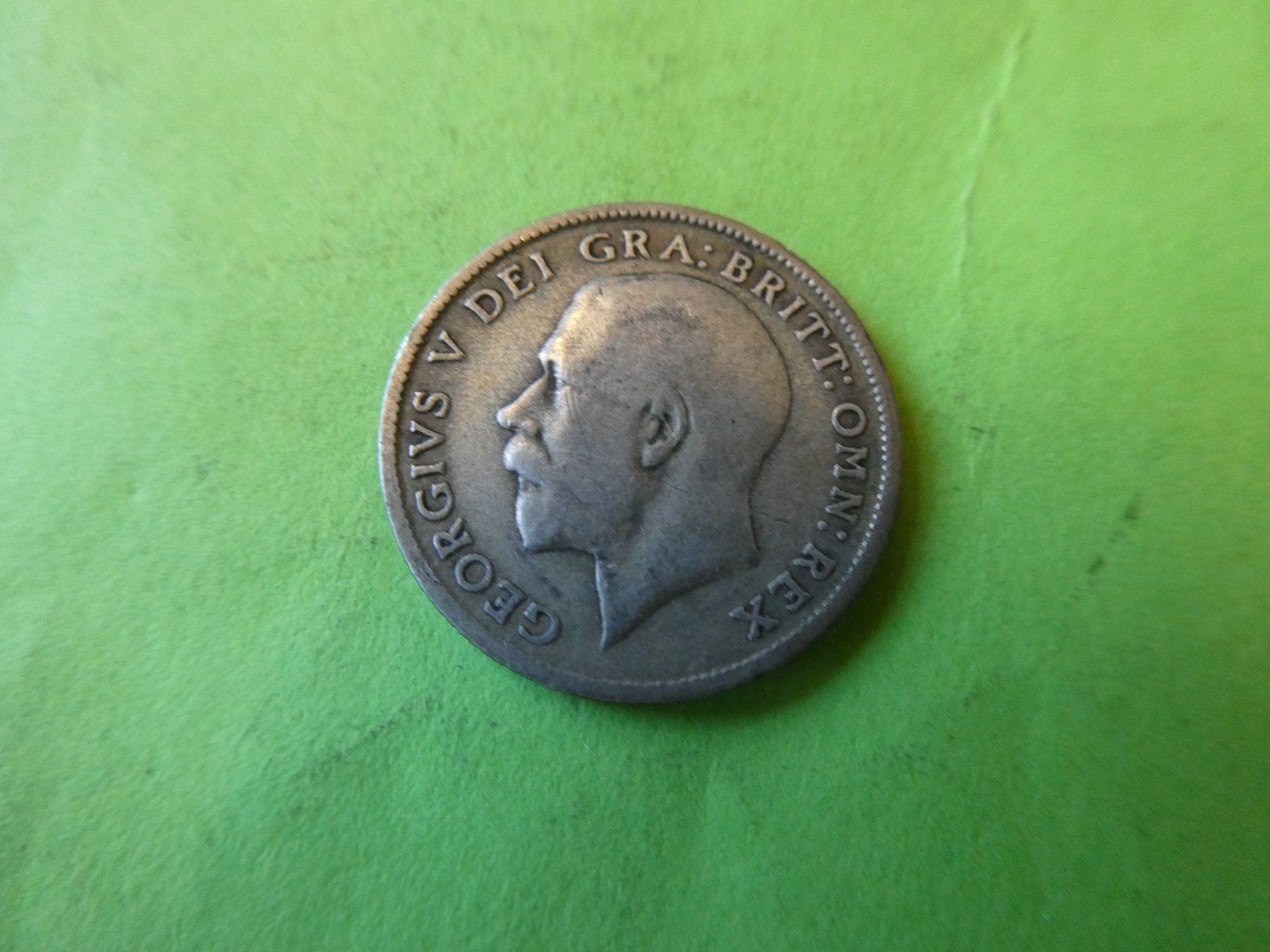 Alle Münzen: Grossbritannien 1921, 6 Pence  - Silber – Gebraucht aus Hinterforst von Rohusri 1