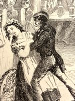 💚 HISTORISCHE Radierung Sketches in London 💚 1838