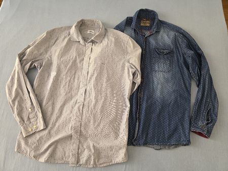 2 Hemden Lacoste und Sorte Grösse 43/XXL guter Zustand