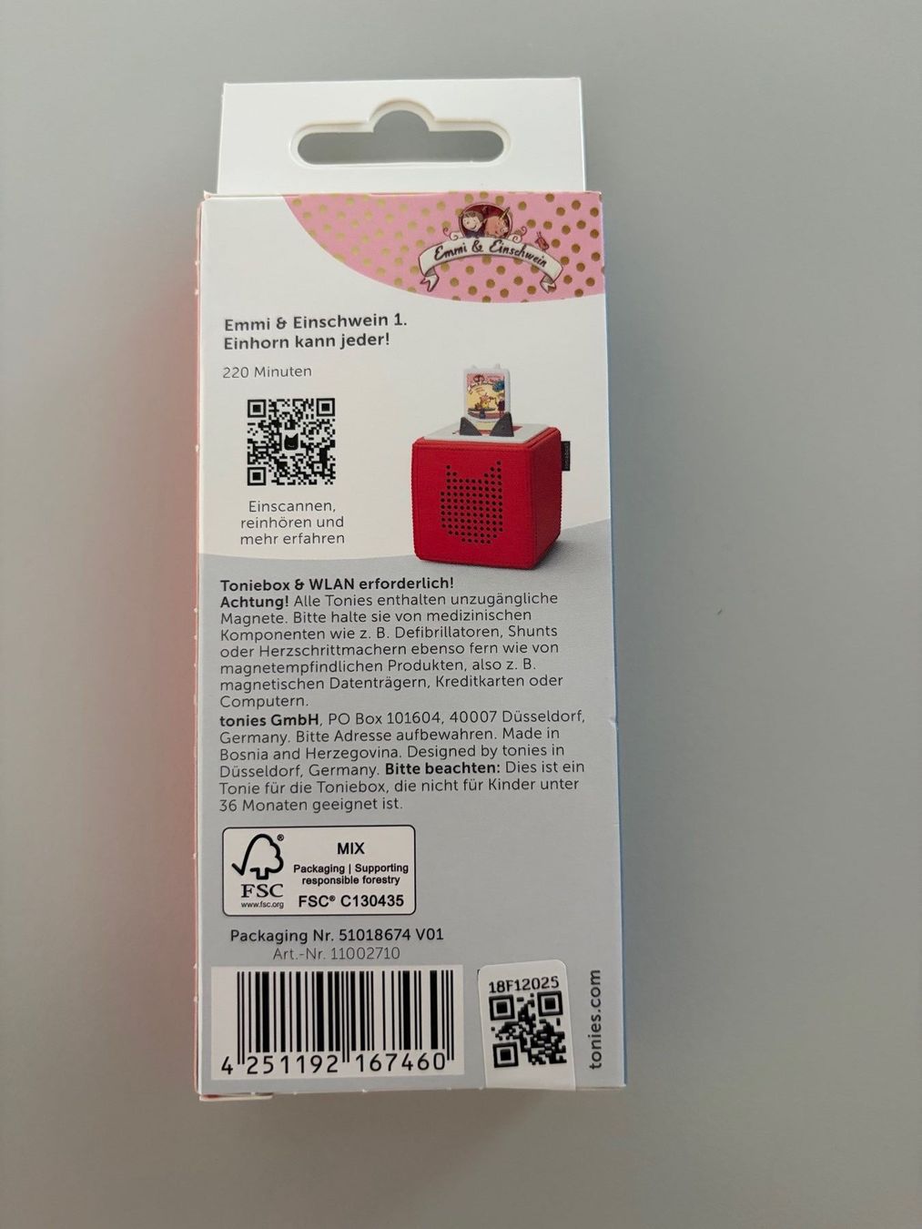 Hörbücher: Pocket Tonie - Emmi & Einschwein 1 - OVP – Neu und originalverpackt aus Busswil BE von saskia_ 1